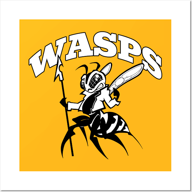 Wasp Mascot Wall Art by Generic Mascots